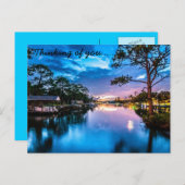 カラフルな幻想的なサンセット ポストカード (正面/裏面)