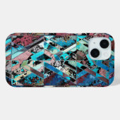 カラフルな幾何学抽象パターン Case-Mate iPhoneケース (裏面 (横))