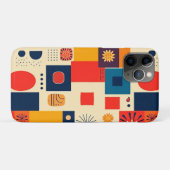 カラフルな幾何学模様のエブリデイグリップ Case-Mate iPhoneケース (裏面(横))