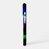 カラフルな幾何学模様のブレンド iPhone 16 カバー (左側面)