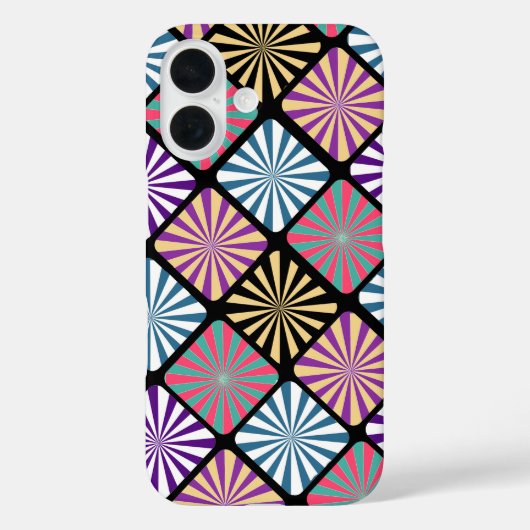 カラフルな幾何学模様のiPhone/iPadケース Case-Mate iPhoneケース (裏面)
