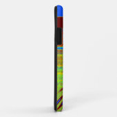 カラフルな幾何学模様アートプリント Case-Mate iPhoneケース (裏面/右)