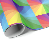 カラフルな幾何学模様 ラッピングペーパー (ロールコーナー)