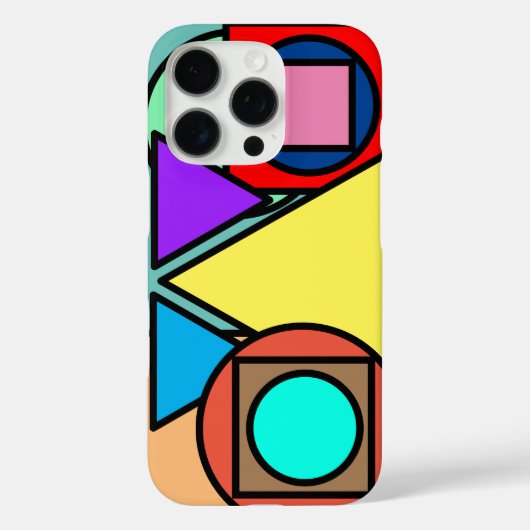カラフルな幾何学模様 Case-Mate iPhoneケース (裏面)