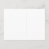 カラフルな幾何学的な三角形のハート ウェディング 案内ポストカード (裏面)