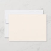 カラフルな庭の花 ウェディングサイトQRコード 出欠カード (裏面)