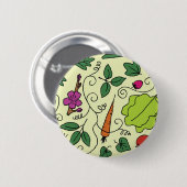 カラフルな庭 缶バッジ (正面&裏面)