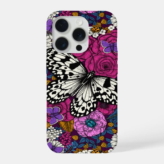 カラフルな庭 II iPhoneケース (裏面)