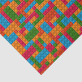 カラフルな建築ブロック 薄葉紙 (詳細)
