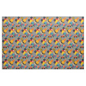 カラフルな建築車の子供の生地 ファブリック (ファットクウォーター)