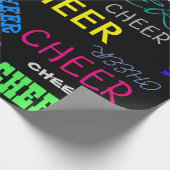 カラフルな応援のパーソナライズな包装紙 ラッピングペーパー (角)