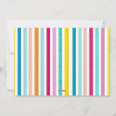 カラフルな思い出のホリデー フォト カード (裏面)