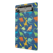 カラフルな恐竜は個人化なります ミニクリップボード (アングル2)