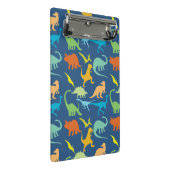 カラフルな恐竜は個人化なります ミニクリップボード (アングル)