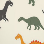 カラフルな恐竜柄  壁紙 (縫い目)