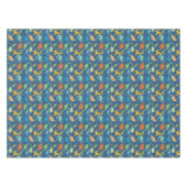 カラフルな恐竜 テーブルクロス (正面(横))