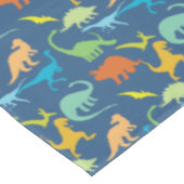 カラフルな恐竜 テーブルクロス (アングル)