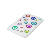 カラフルな悪のまなざし バスマット (アングル)