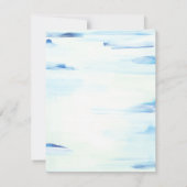 カラフルな抽象アートのオリジナルフラットノートカード 招待状 (裏面)