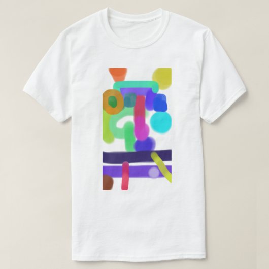 カラフルな抽象アート 11 Tシャツ (デザイン正面)