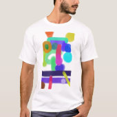 カラフルな抽象アート 11 Tシャツ (正面)