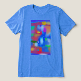 カラフルな抽象アート 6 トライブレンドTシャツ