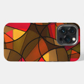 カラフルな抽象パターン iPhoneケース (裏面横)