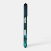 カラフルな抽象パターン iPhone 16ケース (右側面)