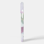 カラフルな抽象フラワーアートとお名前デザイン Case-Mate iPhoneケース (裏面 / 左)