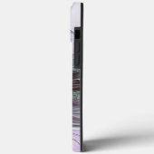 カラフルな抽象モダンフラクタルフラワーのイニシャル Case-Mate iPhoneケース (裏面 / 左)