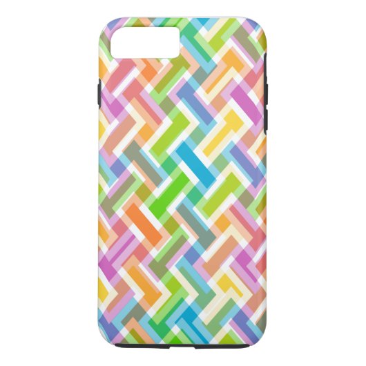 カラフルな抽象幾何学模様 Case-Mate iPhoneケース (裏面)
