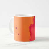 カラフルな抽象画 コーヒーマグカップ (正面左)