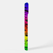 カラフルな抽象画 iPhoneケース (右側面)