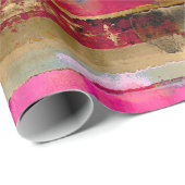 カラフルな抽象的でグリッター ラッピングペーパー (ロールコーナー)