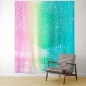 カラフルな抽象的な写真用背景タペストリー タペストリー (インサイチュ)