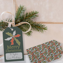 カラフルな抽象的な植物のクリスマス