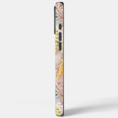 カラフルな抽象的な波状幾何学模様 Case-Mate iPhoneケース (裏面 / 左)