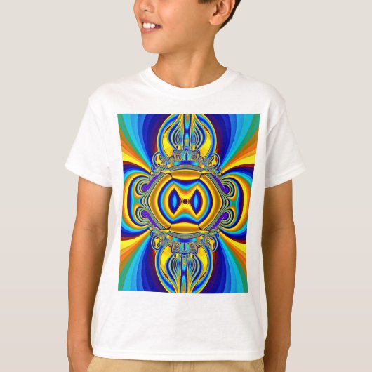 カラフルな抽象的な背景-14334 Tシャツ (正面)
