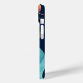 カラフルな抽象的な葉 Case-Mate iPhoneケース (裏面 / 左)