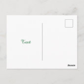 カラフルな抽象的な飛沫ペイントのポストカード ポストカード (裏面)