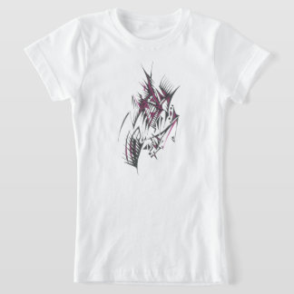 カラフルな抽象的トライバルタトゥーアート Tシャツ