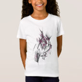 カラフルな抽象的トライバルタトゥーアート Tシャツ (正面)