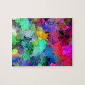 カラフルな抽象美術 ジグソーパズル (横)