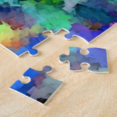 カラフルな抽象美術 ジグソーパズル (側面)