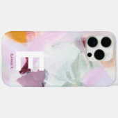 カラフルな抽象芸術モノグラム オーダーメイド 名前 Case-Mate iPhoneケース (裏面 (横))