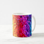 カラフルな抽象芸術 コーヒーマグカップ (正面右)