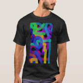 カラフルな抽象芸術 17 Tシャツ (正面)