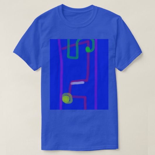 カラフルな抽象芸術 3 Tシャツ (デザイン正面)