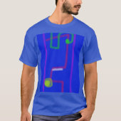 カラフルな抽象芸術 3 Tシャツ (正面)