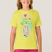 カラフルな抽象芸術 9 Tシャツ (正面)